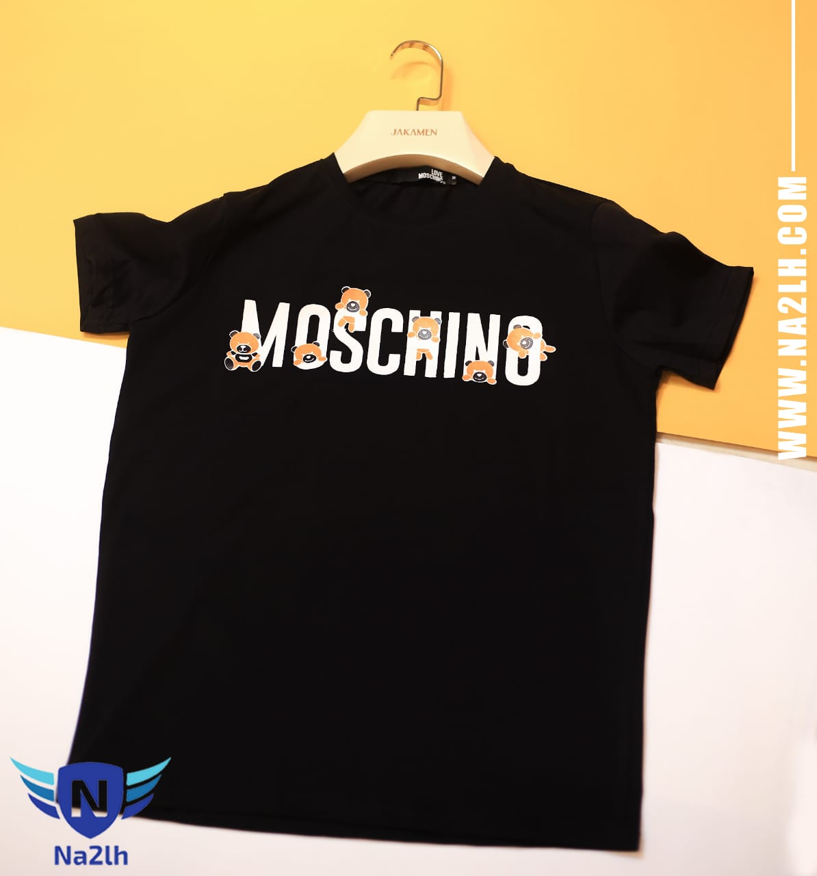 تيشرت قطن برقبة دائرية